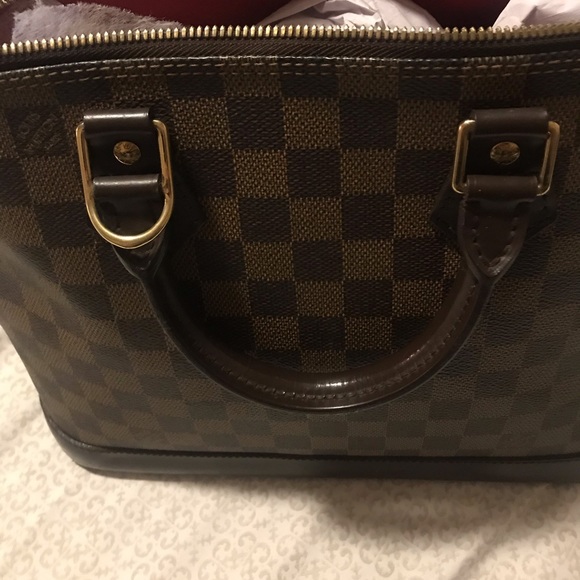 Lv purses Demier Ebene Alma PM with dust bag no box - Picture 1 of 9